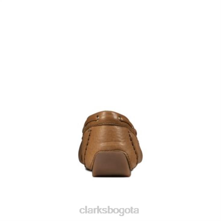 Clarks 0DX8L4031 c mocc barco clarks cuero bronceado mujer cuero marrón