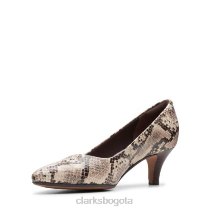 Clarks 0DX8L4033 Clarks topo serpiente textil linvale jerica mujer textil serpiente topo