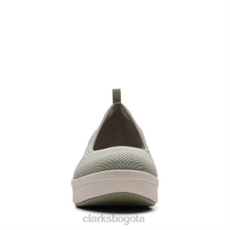 Clarks 0DX8L4035 clarks step rose fern textil oliva polvoriento mujer textil oliva polvoriento