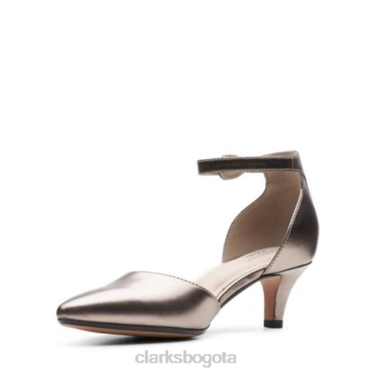 Clarks 0DX8L4036 peltre metálico sintético linvale edyth clarks mujer peltre metálico sintético