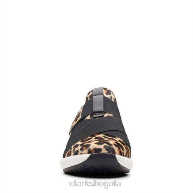 Clarks 0DX8L4041 correa clarks leopardo un rio mujer leopardo