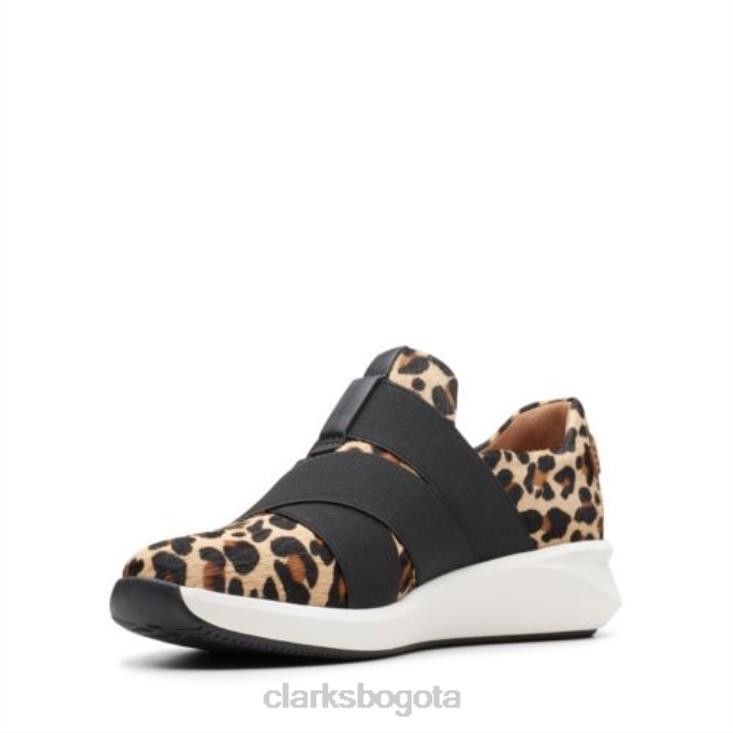 Clarks 0DX8L4041 correa clarks leopardo un rio mujer leopardo