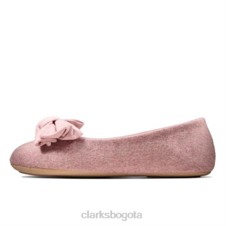 Clarks 0DX8L4044 malva acogedora gracia clarks mujer color de malva