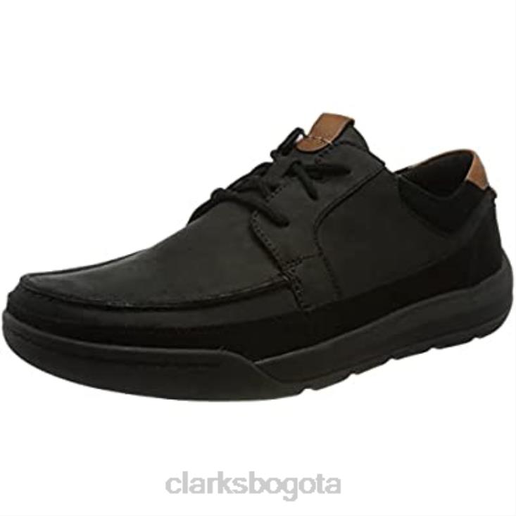 Clarks 0DX8L405 zapatos planos clarks ashcombe craft oxford para hombre de cuero negro hombres cuero negro