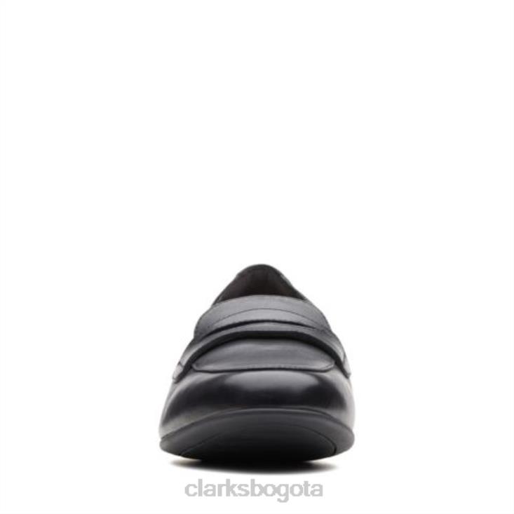 Clarks 0DX8L4058 clarks un blush go cuero negro unisexo cuero negro