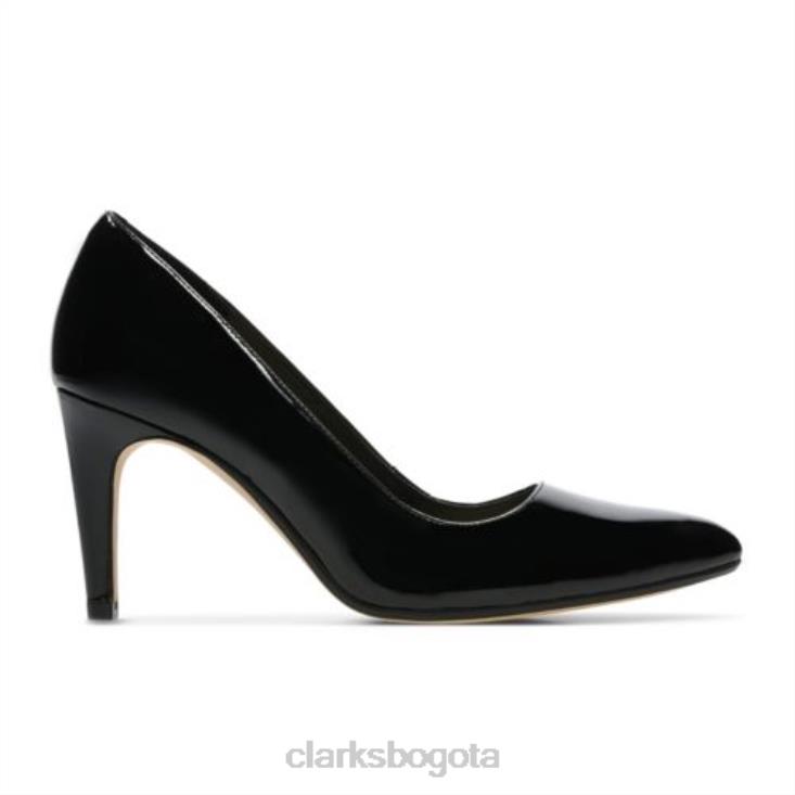 Clarks 0DX8L4059 Clarks charol negro Laina Rae unisexo charol negro