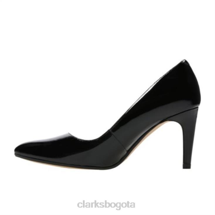 Clarks 0DX8L4059 Clarks charol negro Laina Rae unisexo charol negro
