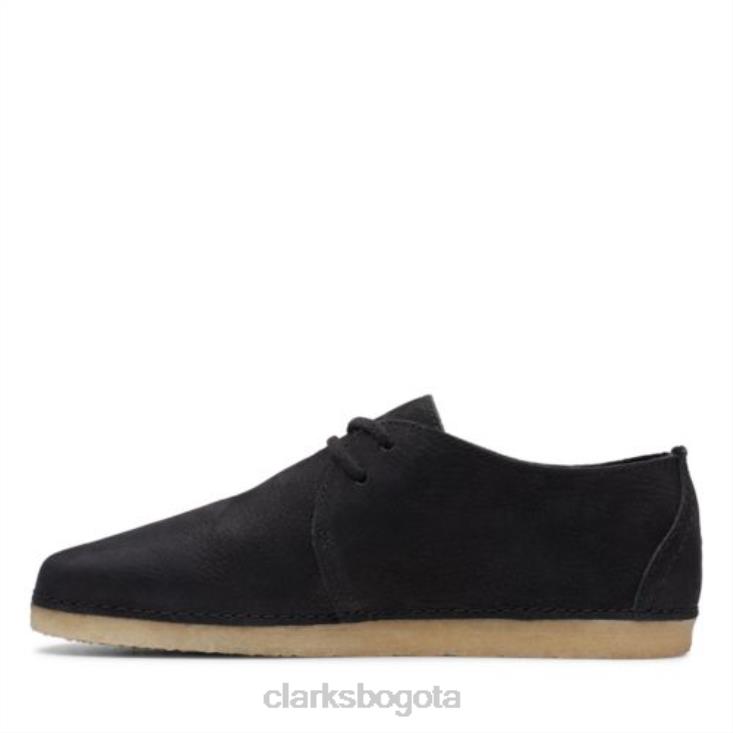 Clarks 0DX8L4061 ashton clarks nobuk negro unisexo nubuck negro