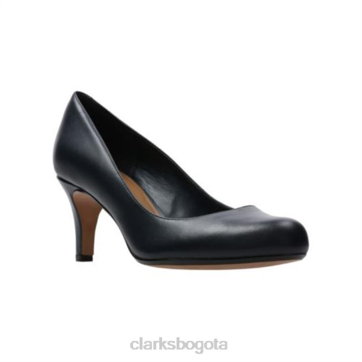 Clarks 0DX8L4062 clarks de cuero azul marino arista abe unisexo cuero azul marino