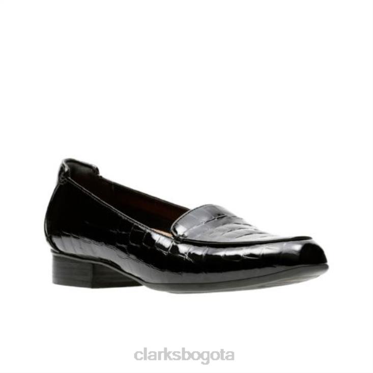 Clarks 0DX8L4063 keesha luca clarks charol negro/cocodrilo unisexo charol negro/cocodrilo