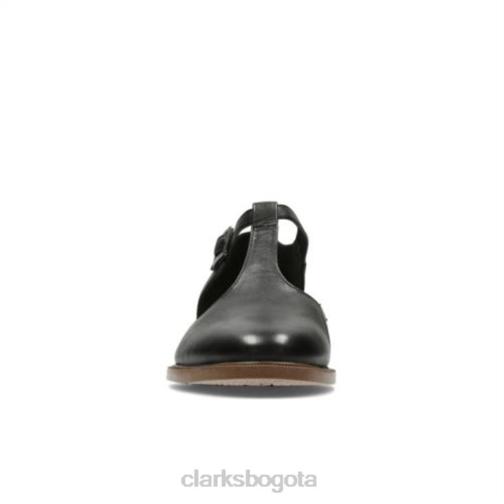 Clarks 0DX8L4066 clarks taylor palma cuero negro unisexo cuero negro