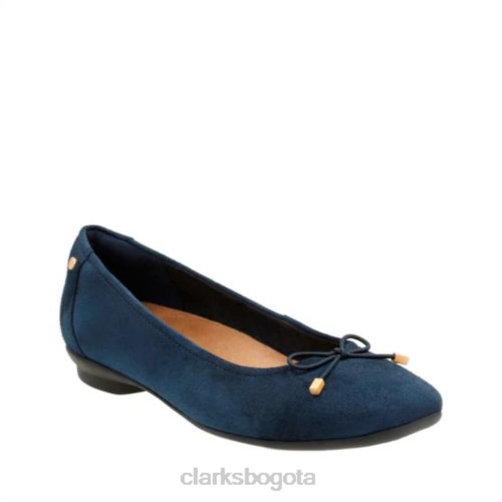 Clarks 0DX8L4068 Clarks ligeros Candra de ante azul marino unisexo gamuza azul marino