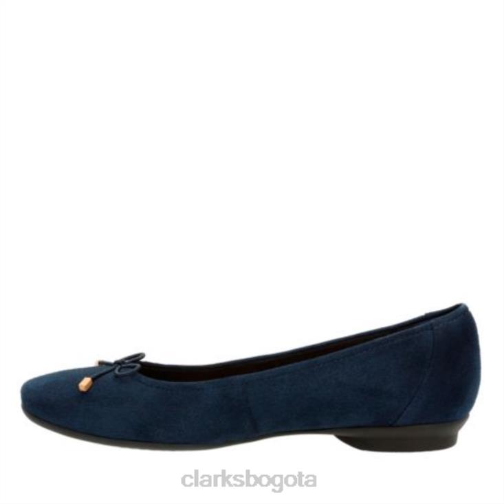 Clarks 0DX8L4068 Clarks ligeros Candra de ante azul marino unisexo gamuza azul marino