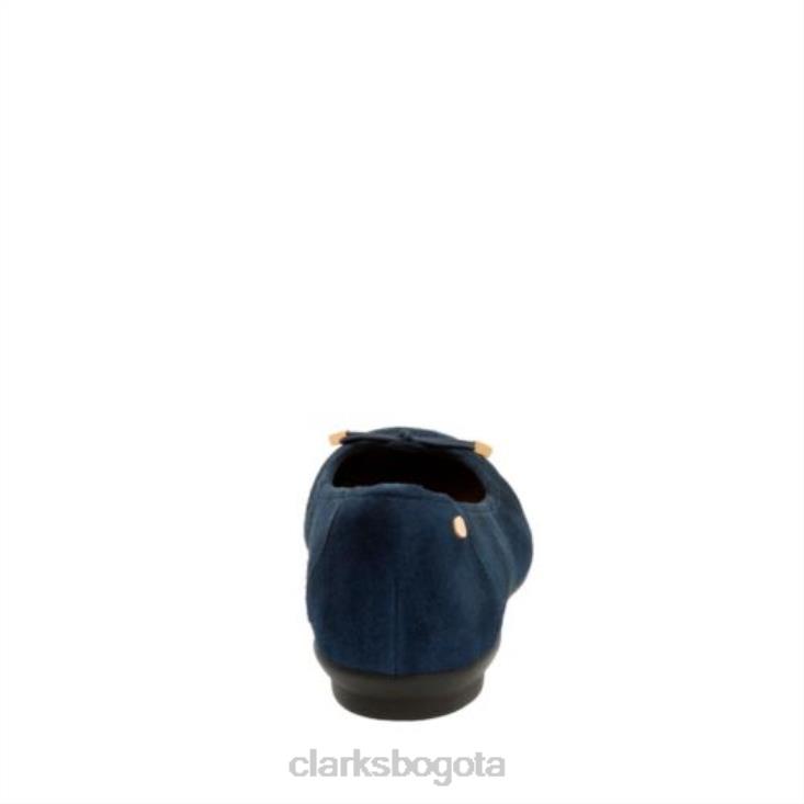 Clarks 0DX8L4068 Clarks ligeros Candra de ante azul marino unisexo gamuza azul marino