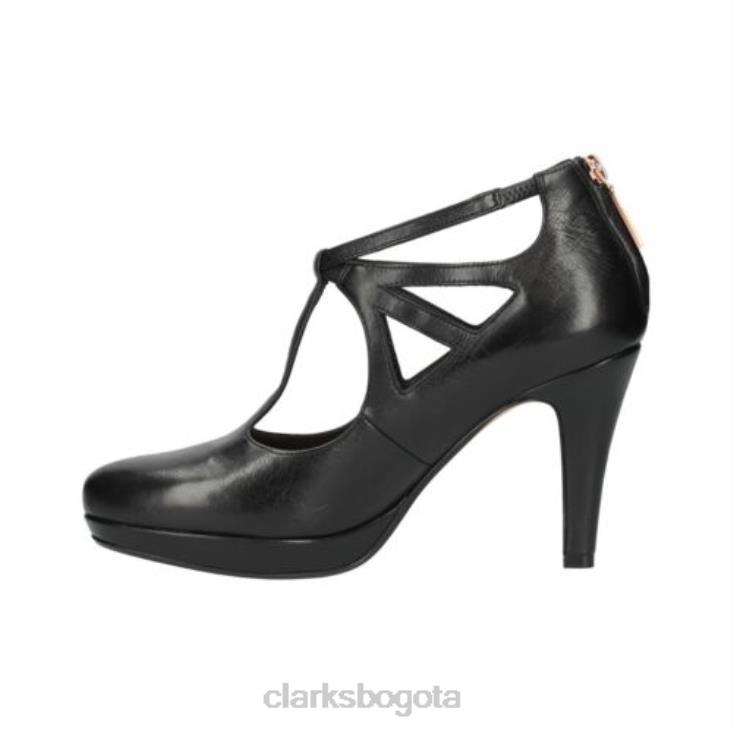 Clarks 0DX8L4073 clarks cuero negro betsy lockwood unisexo cuero negro