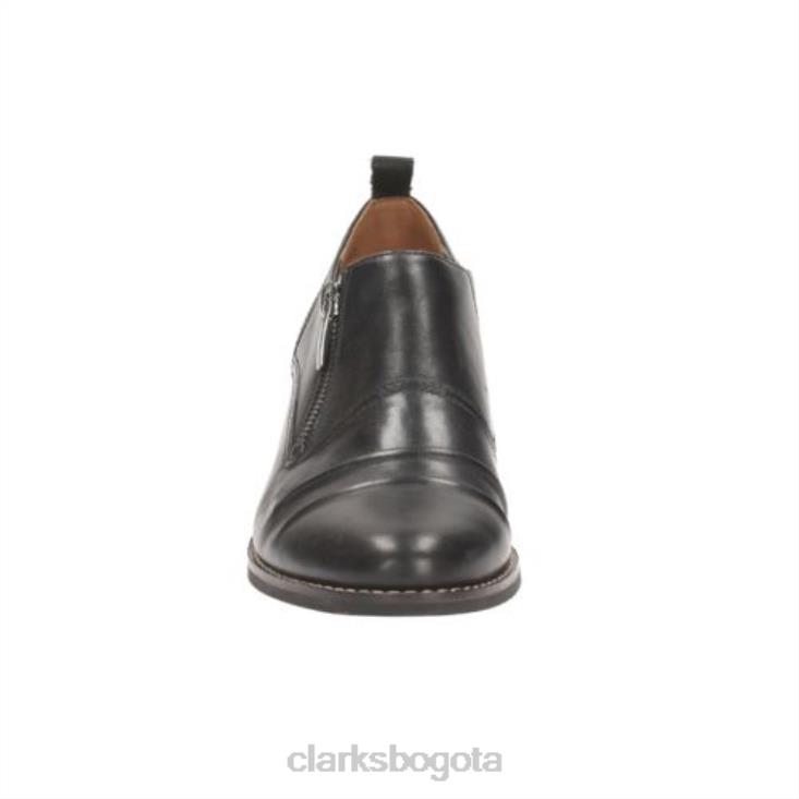 Clarks 0DX8L4074 clarks hamlyn marie cuero negro unisexo cuero negro