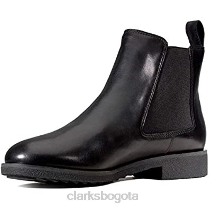 Clarks 0DX8L408 Botas chelsea clarks griff plaza de mujer negras mujer cuero negro
