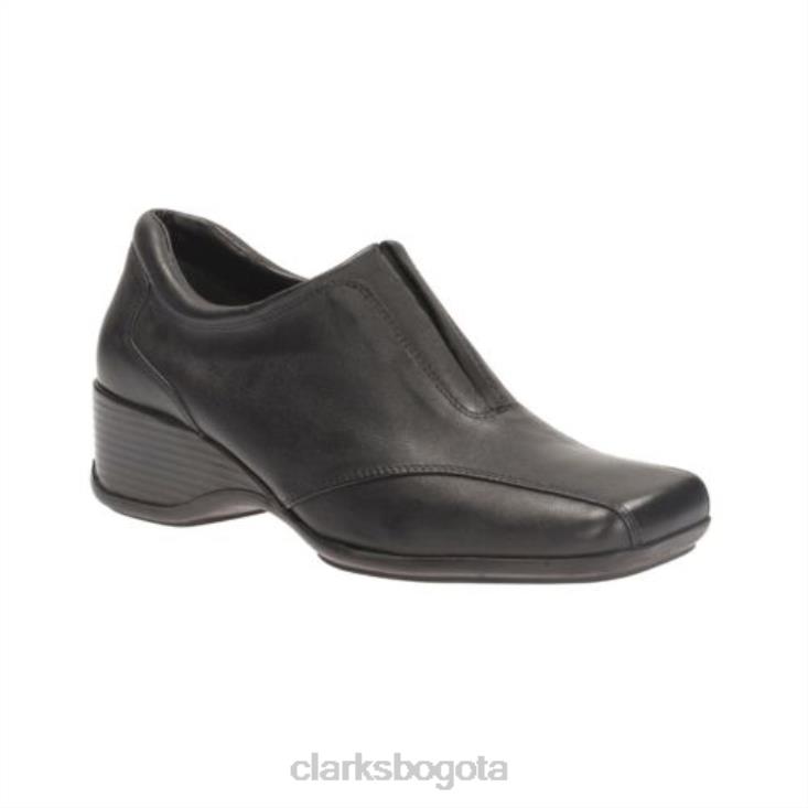 Clarks 0DX8L4085 eclipse sol clarks cuero negro unisexo cuero negro