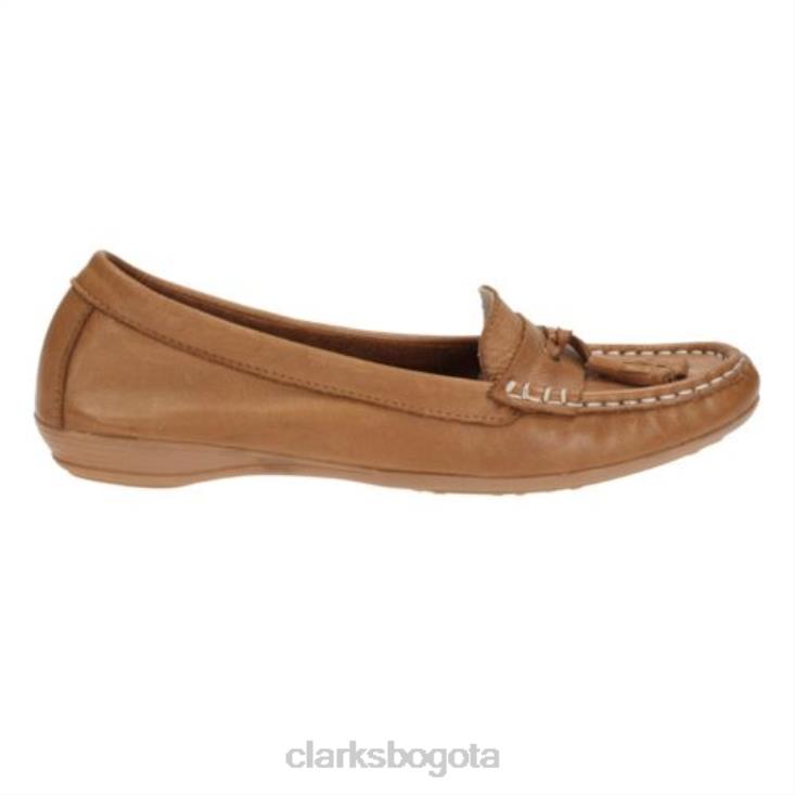 Clarks 0DX8L4088 clarks de cuero tostado fe unisexo cuero marrón