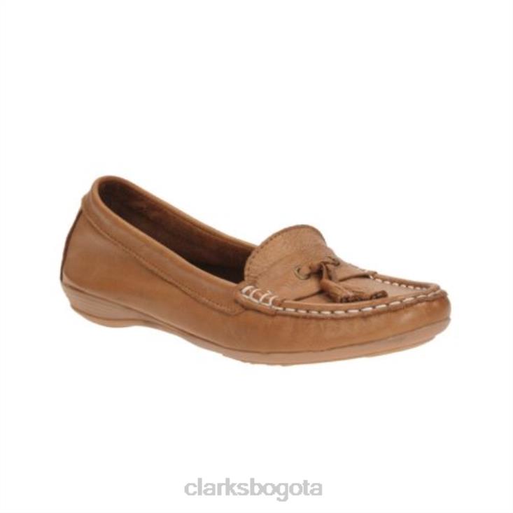 Clarks 0DX8L4088 clarks de cuero tostado fe unisexo cuero marrón
