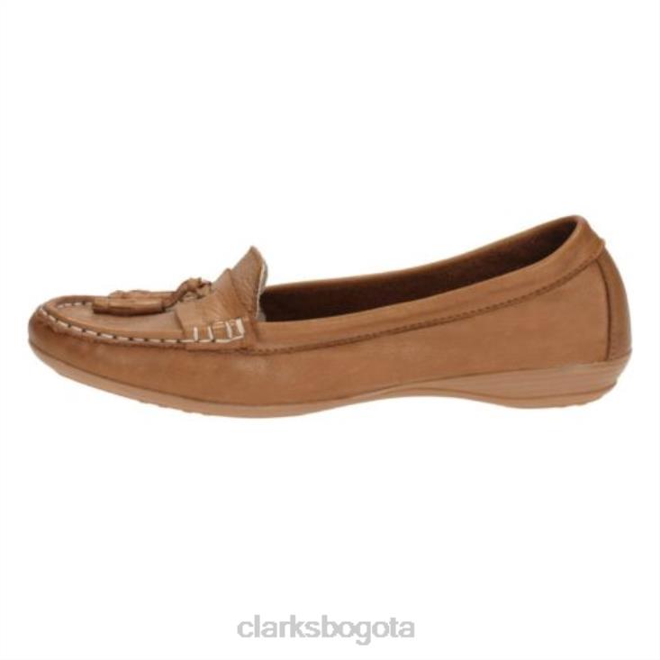 Clarks 0DX8L4088 clarks de cuero tostado fe unisexo cuero marrón