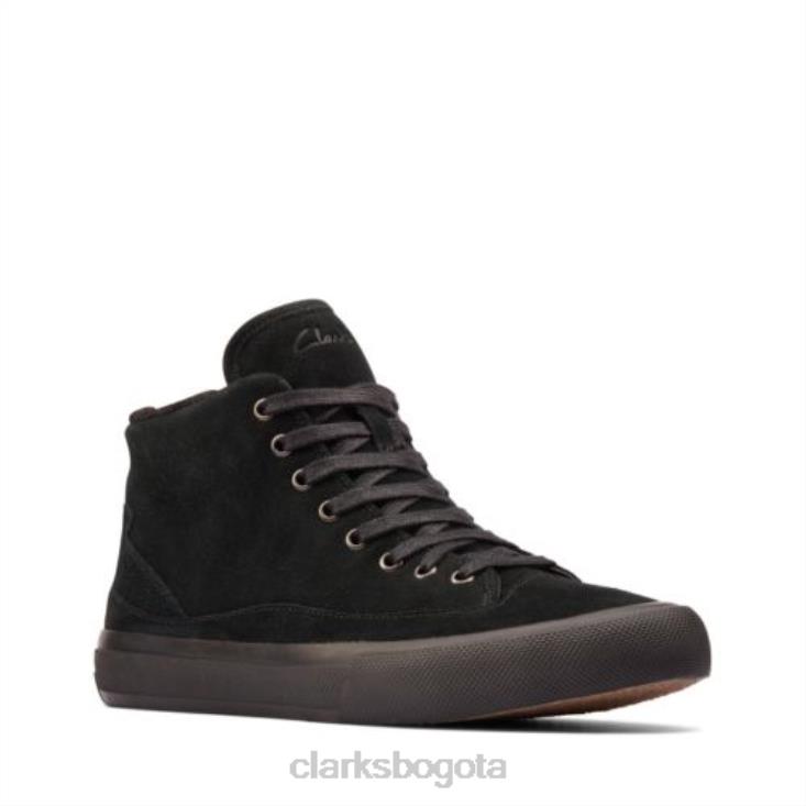 Clarks 0DX8L4092 negro sde wlined aceley zip hi clarks unisexo negro sde wlined