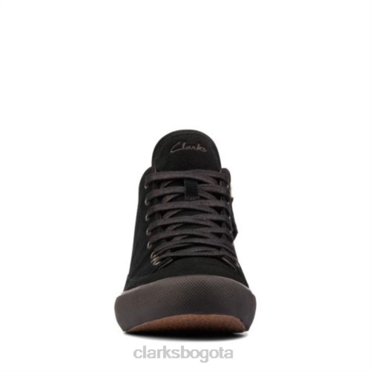 Clarks 0DX8L4092 negro sde wlined aceley zip hi clarks unisexo negro sde wlined