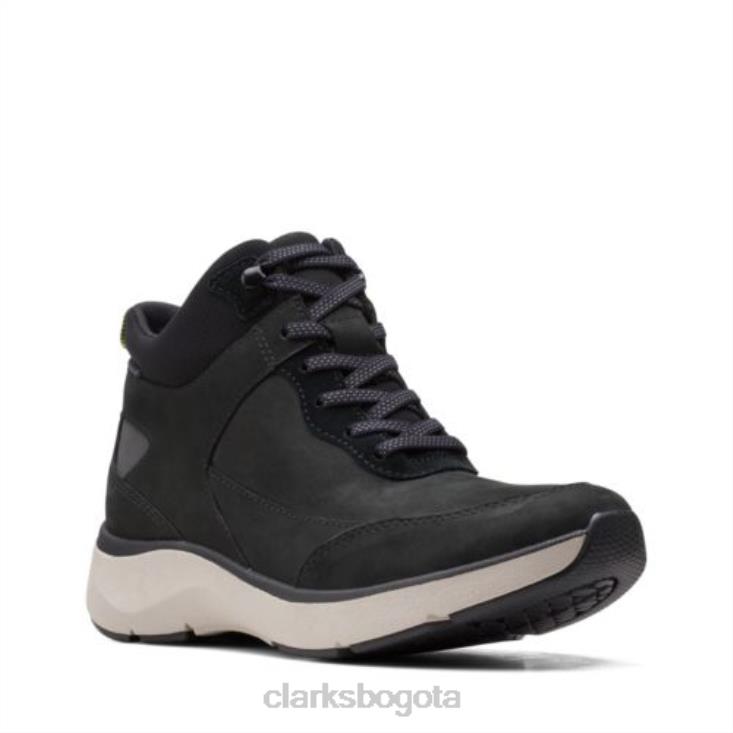 Clarks 0DX8L4097 clarks combi wave 20 mid negro unisexo combinado negro