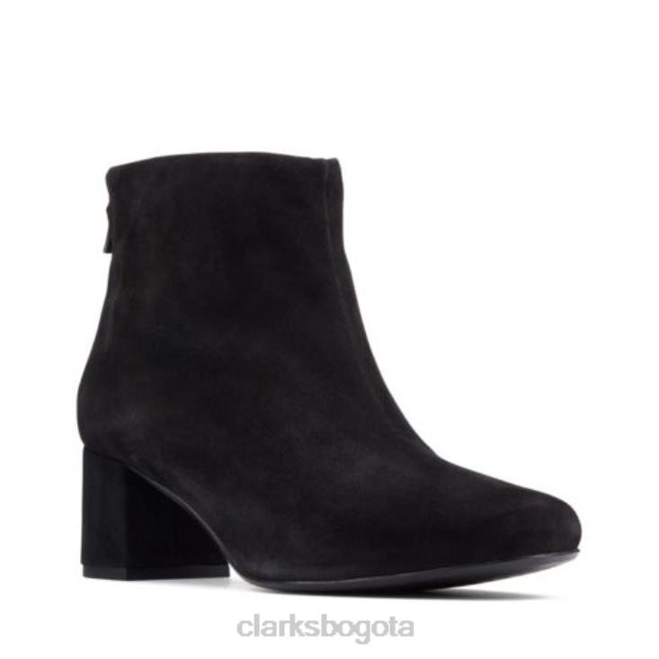 Clarks 0DX8L4098 clarks sheer 55 zip ante negro unisexo ante negro