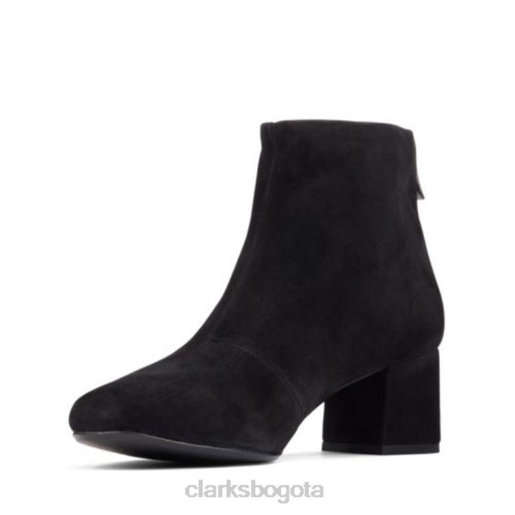 Clarks 0DX8L4098 clarks sheer 55 zip ante negro unisexo ante negro