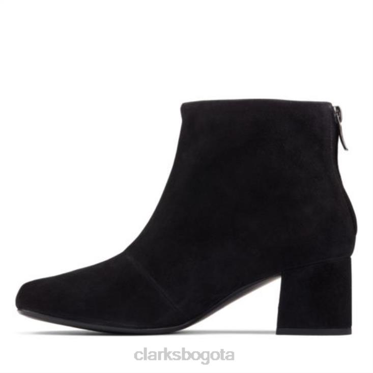 Clarks 0DX8L4098 clarks sheer 55 zip ante negro unisexo ante negro