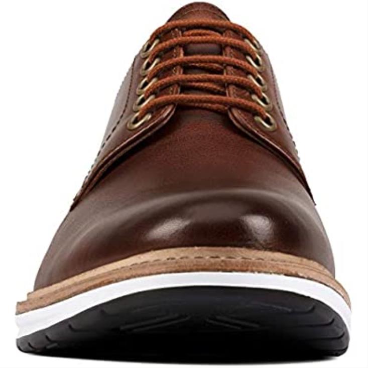 Clarks 0DX8L410 clarks chantry walk nubuck azul marino cuero tostado oscuro unisexo cuero bronceado oscuro