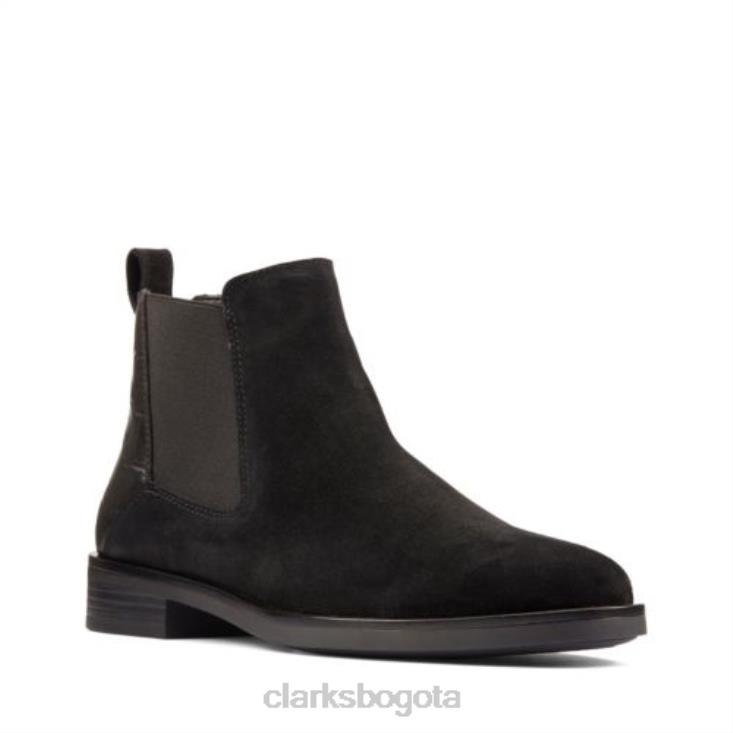 Clarks 0DX8L4102 clarks memi top cocodrilo negro unisexo cocodrilo negro