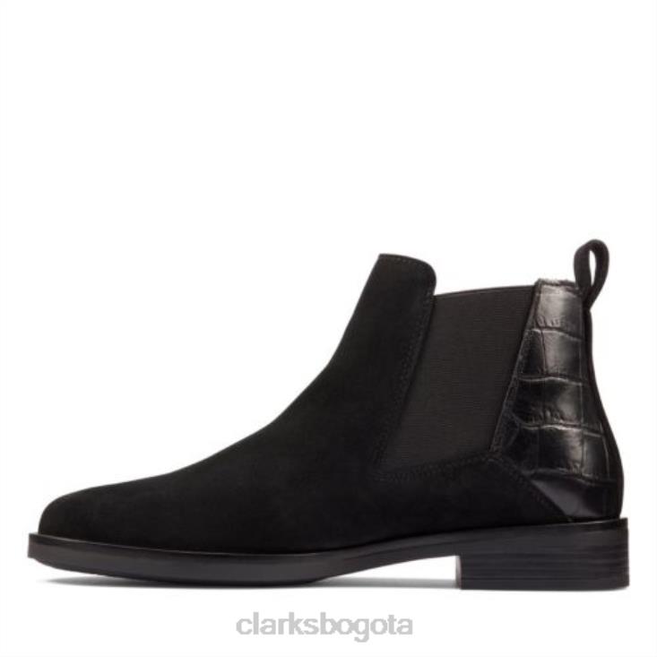 Clarks 0DX8L4102 clarks memi top cocodrilo negro unisexo cocodrilo negro