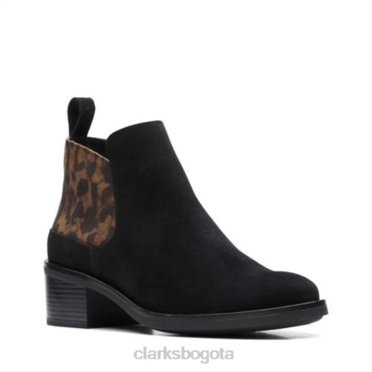 Clarks 0DX8L4103 clarks memi zip estampado leopardo unisexo estampado de leopardo