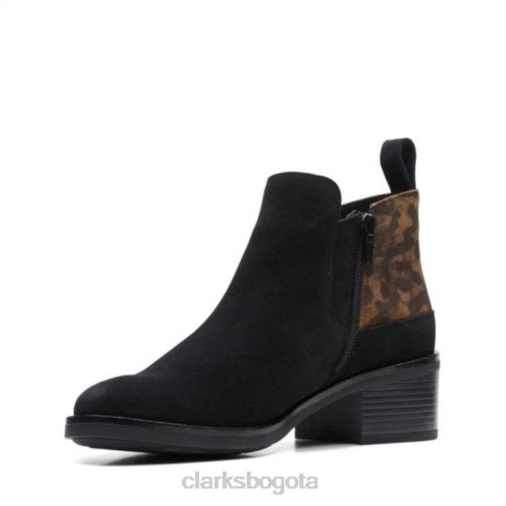 Clarks 0DX8L4103 clarks memi zip estampado leopardo unisexo estampado de leopardo