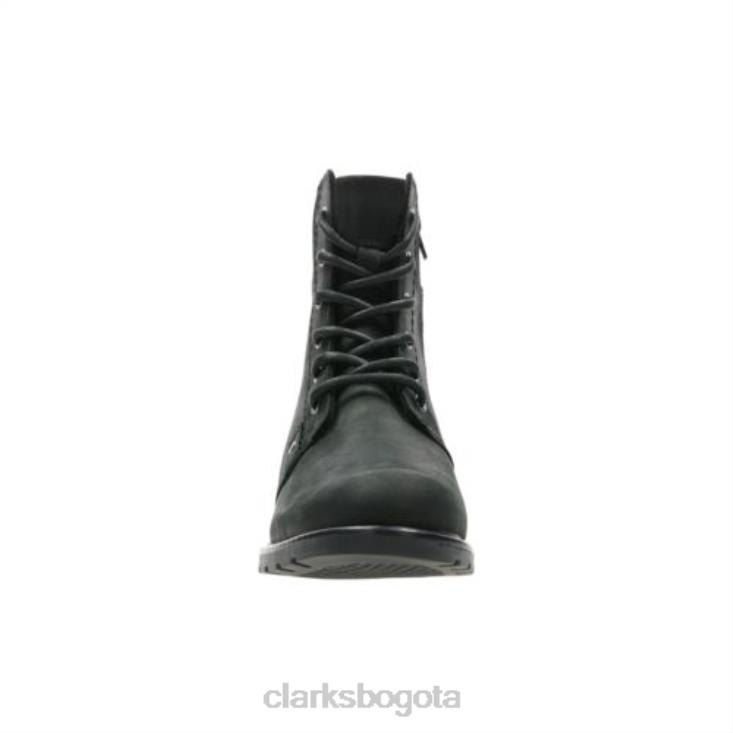Clarks 0DX8L4112 Clarks de cuero negro Orinoco Spice unisexo cuero negro