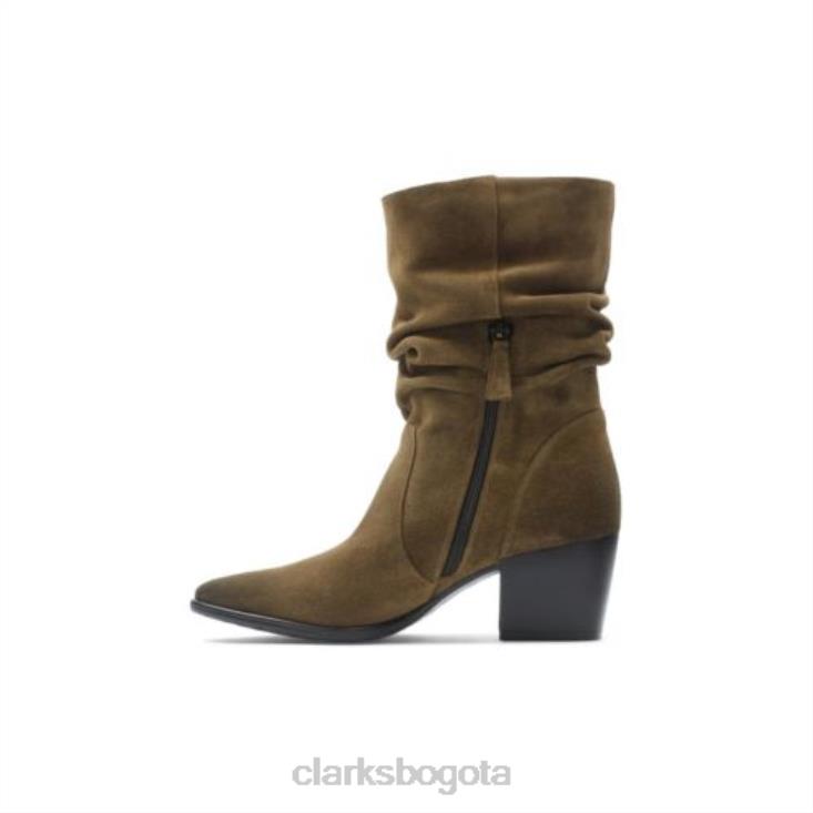 Clarks 0DX8L4116 clarks isabella2 ante tabaco unisexo gamuza tabaco