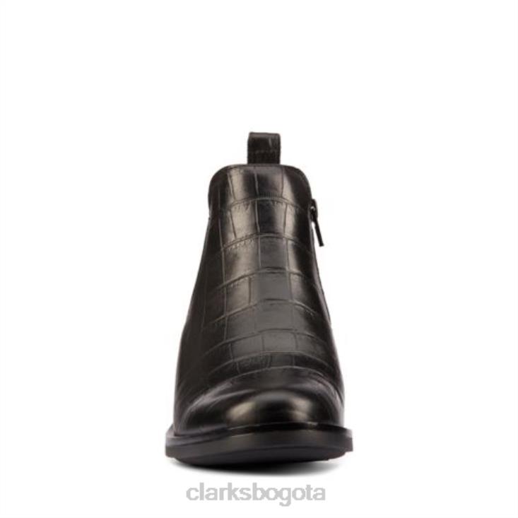 Clarks 0DX8L4117 clarks memi zip cocodrilo negro unisexo cocodrilo negro