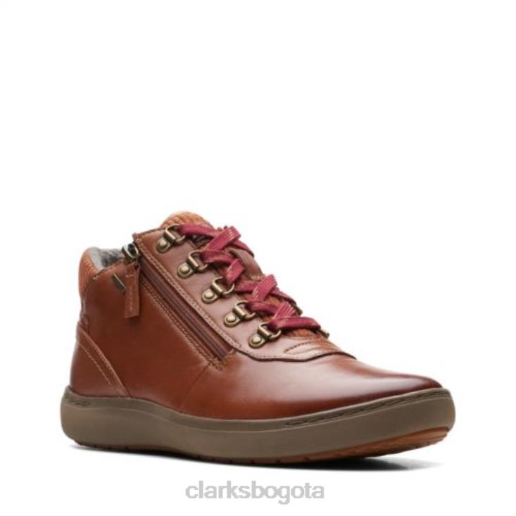Clarks 0DX8L4118 Clarks de cuero nalle mid dark tan unisexo cuero bronceado oscuro