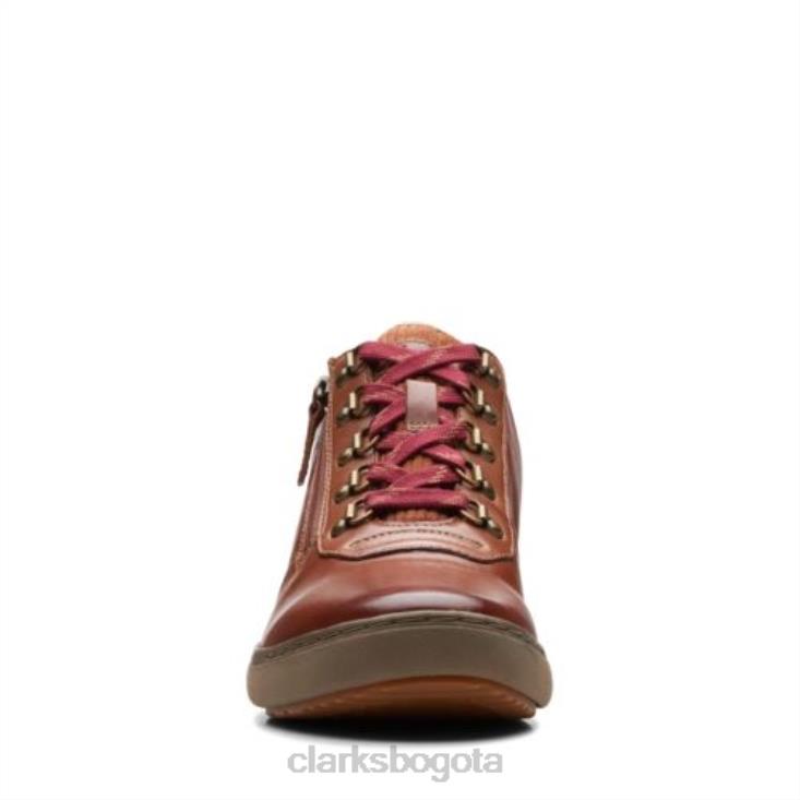 Clarks 0DX8L4118 Clarks de cuero nalle mid dark tan unisexo cuero bronceado oscuro