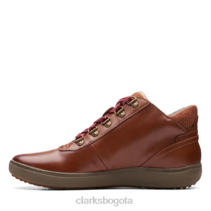 Clarks 0DX8L4118 Clarks de cuero nalle mid dark tan unisexo cuero bronceado oscuro