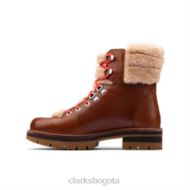 Clarks 0DX8L4123 bronceado oscuro lea clarks orianna excursionista unisexo lea bronceado oscuro