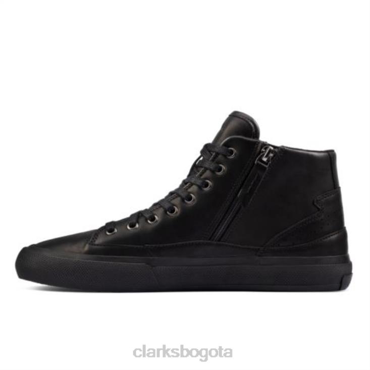Clarks 0DX8L4127 aceley zip hi clarks cuero negro unisexo cuero negro