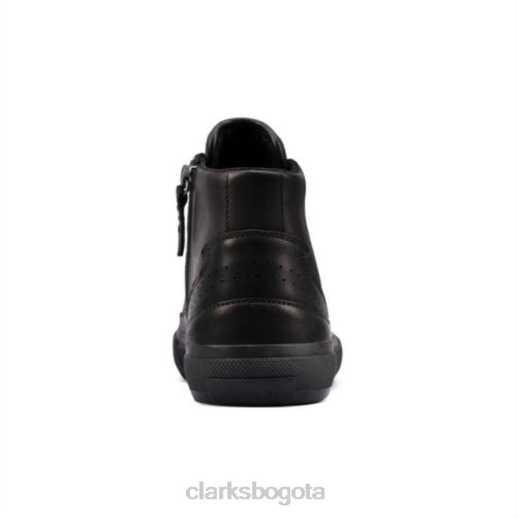 Clarks 0DX8L4127 aceley zip hi clarks cuero negro unisexo cuero negro