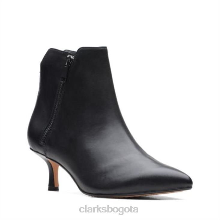 Clarks 0DX8L4128 clarks cuero negro violeta 55 zip unisexo cuero negro