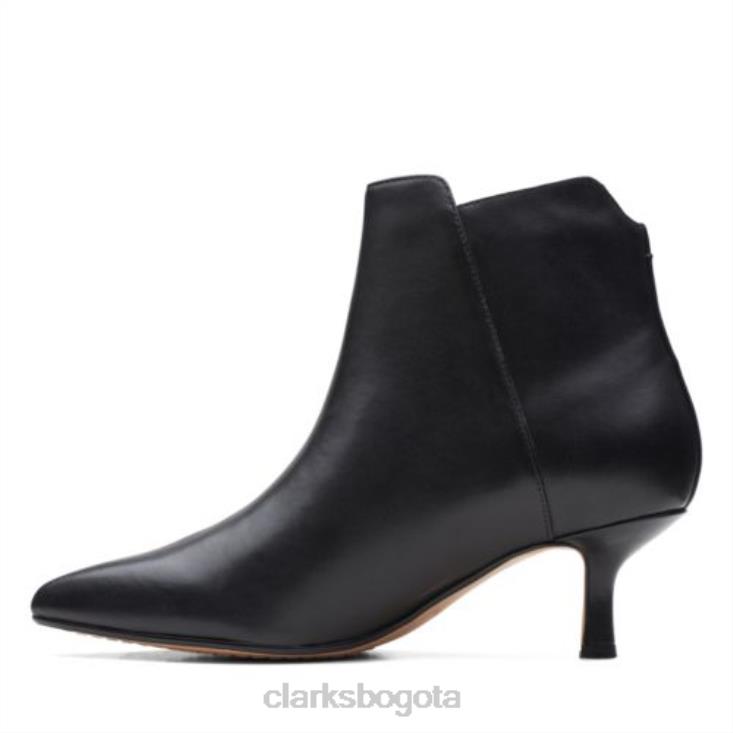 Clarks 0DX8L4128 clarks cuero negro violeta 55 zip unisexo cuero negro
