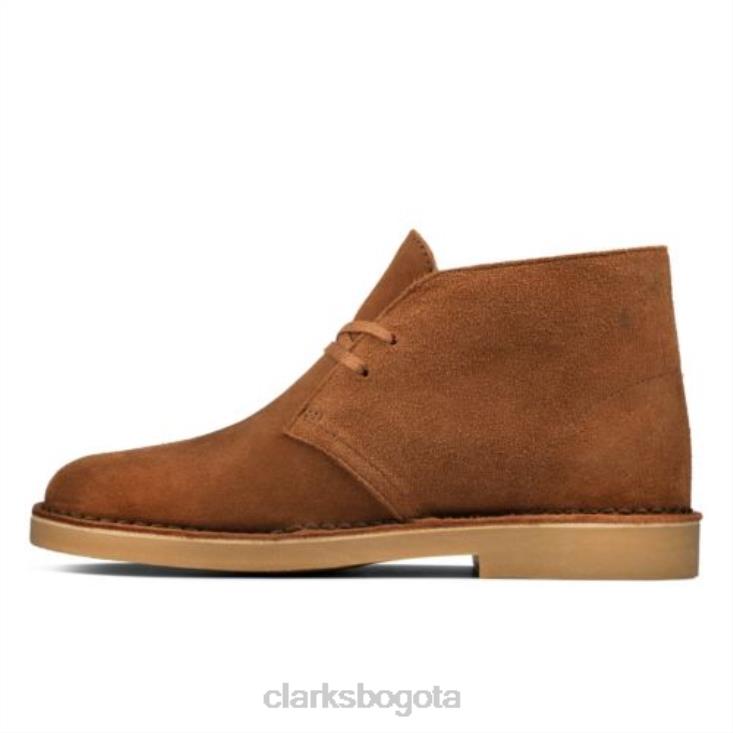Clarks 0DX8L4130 botas clarks desert 2 ante tostado oscuro mujer gamuza bronceada oscura