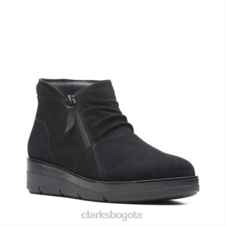 Clarks 0DX8L4133 shaylup clarks gamuza negra unisexo ante negro