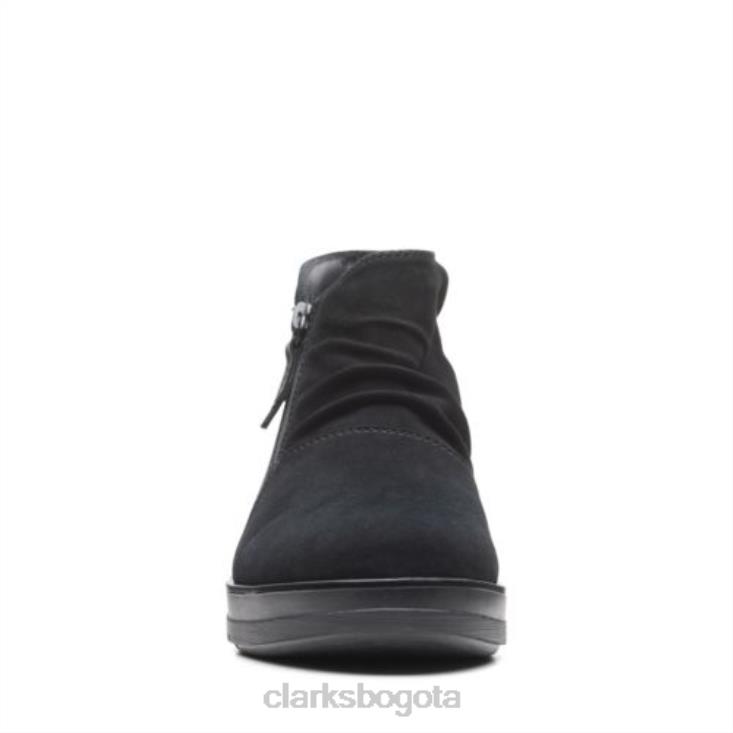 Clarks 0DX8L4133 shaylup clarks gamuza negra unisexo ante negro